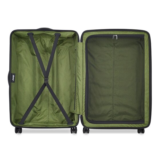 Jeep JH004C 4 Rollen Trolley 75 cm mit Dehnfalte