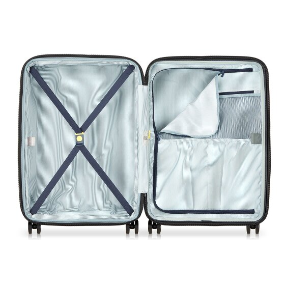Delsey Paris Longitude 4 Rollen Trolley 69 cm mit Dehnfalte