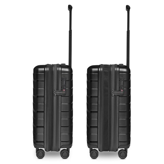 Bergpfeil Travel 4-Rollen Kabinentrolley S 55 cm mit Dehnfalte