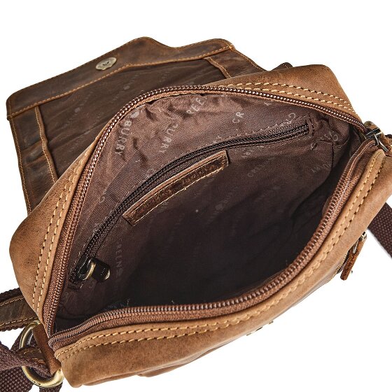 Greenburry Vintage Mini Bag Umhängetasche Leder 18 cm