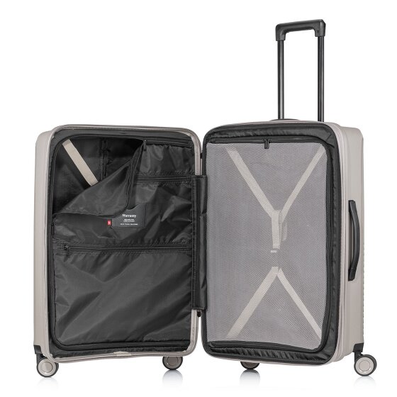 Pack Easy Jet 4 Rollen Trolley 64 cm mit Dehnfalte