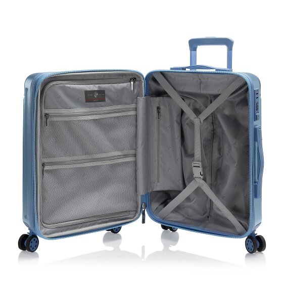 Heys Alumix 4 Rollen Kabinentrolley S 55 cm mit Dehnfalte