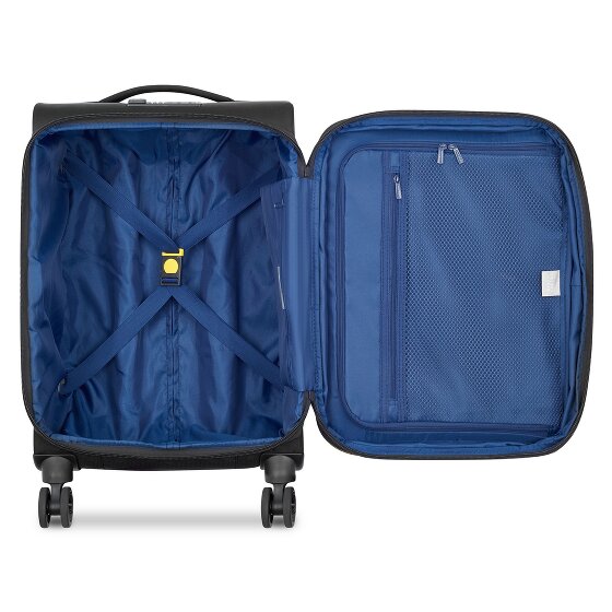 Delsey Paris Brochant 3 4 Rollen Kabinentrolley 55 cm mit Dehnfalte