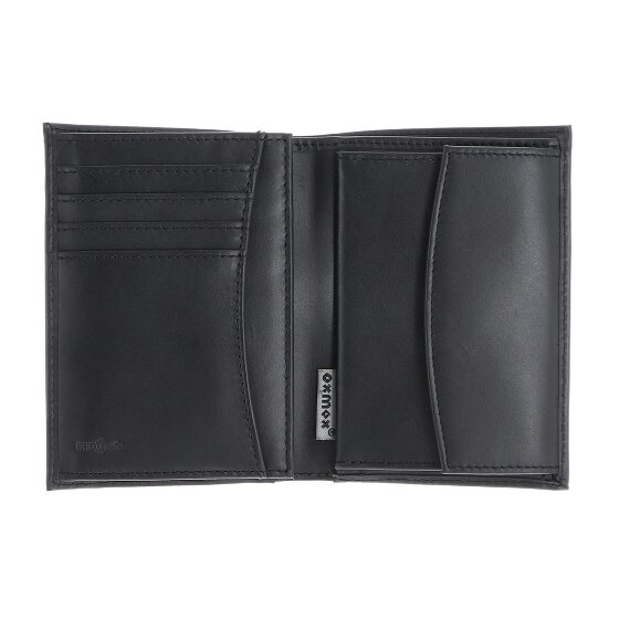 oxmox Leather Geldbörse RFID Schutz Leder 12.5 cm