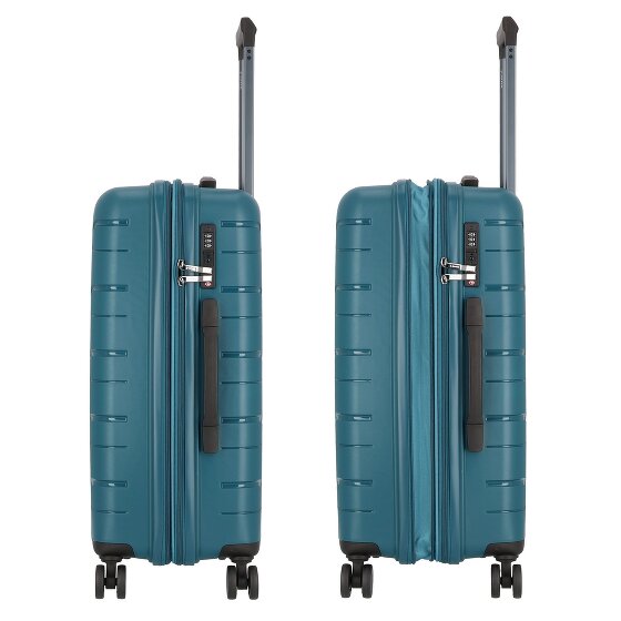 Polestream Strz by Asteroid 4 Rollen Trolley M 64 cm mit Dehnfalte