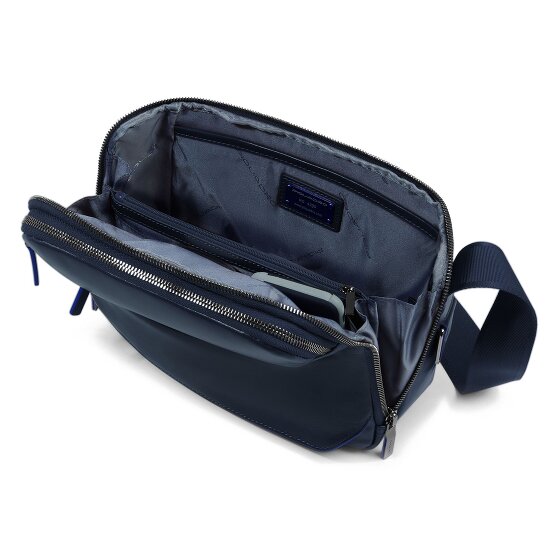 Piquadro Blue Square Umhängetasche Leder 27 cm