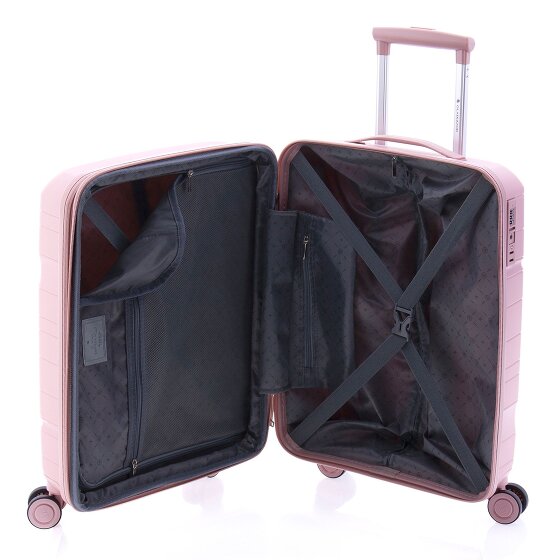 Gladiator 3800 4 Rollen Kabinentrolley 55 cm mit Dehnfalte