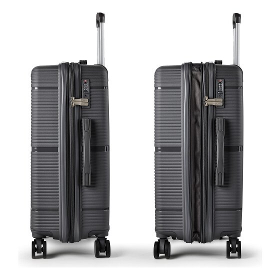 Benzi 5899 4 Rollen Trolley M 57 cm mit Dehnfalte