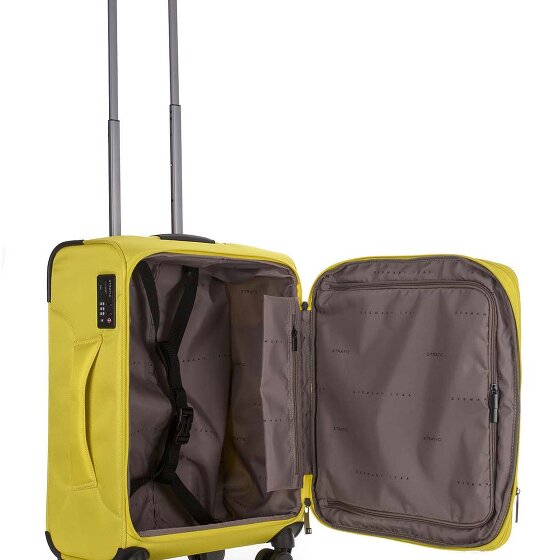 Stratic Bendigo Light Style 4 Rollen Kabinentrolley S 54 cm mit Dehnfalte