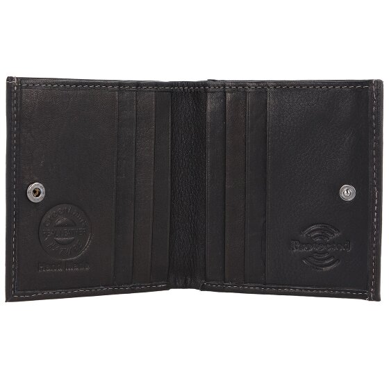 Greenland Nature Black Nappa Geldbörse RFID Leder 9,5 cm