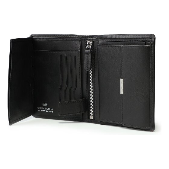 Braun Büffel Golf 3.0 Geldbörse RFID Schutz Leder 9.5 cm