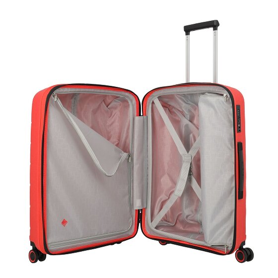 Travelite Burano 4 Rollen Kofferset 3-teilig mit Dehnfalte