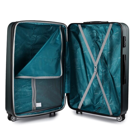 Benzi 5493 4 Rollen Trolley L 77 cm mit Dehnfalte