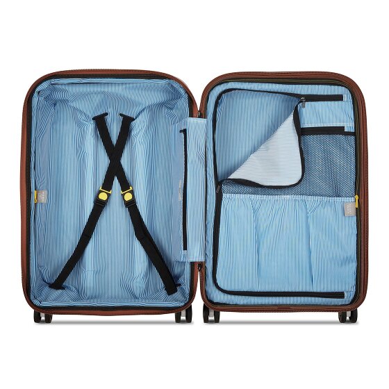 Delsey Paris Carrousel 2 4 Rollen Trolley 68 cm mit Dehnfalte