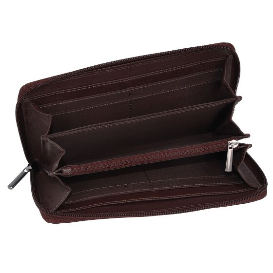 mano Donna Giulia Geldbörse Leder 20 cm