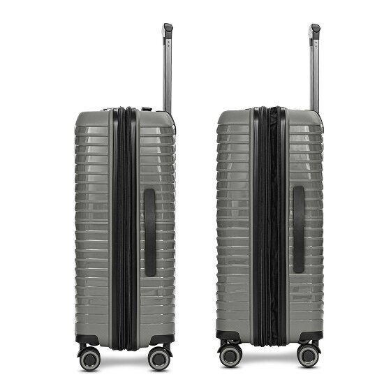 Stratic Shine 4 Rollen Trolley 65 cm mit Dehnfalte