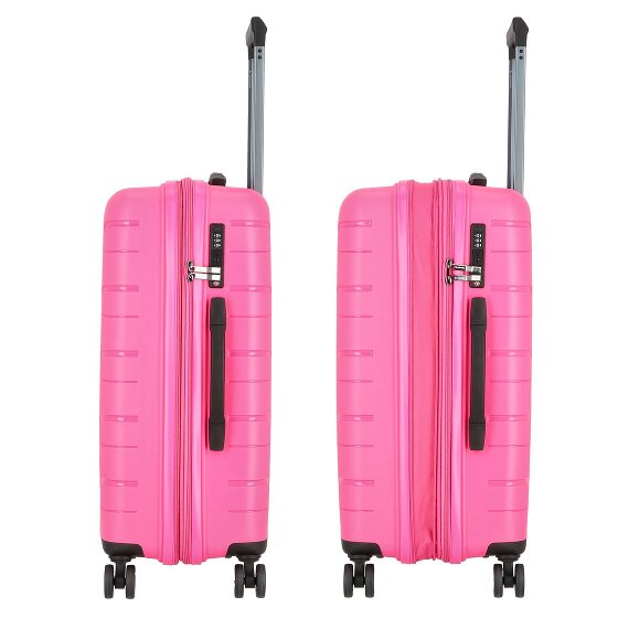 Polestream Strz by Asteroid 4 Rollen Trolley M 64 cm mit Dehnfalte
