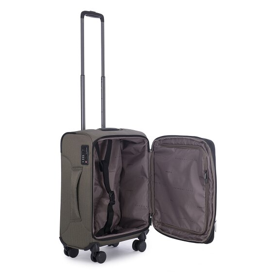 Stratic Bendigo Light + 4 Rollen Kabinentrolley 54 cm mit Dehnfalte
