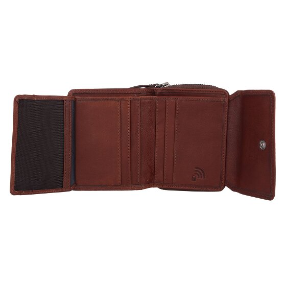 Jack Kinsky Geldbörse RFID Schutz Leder 11 cm