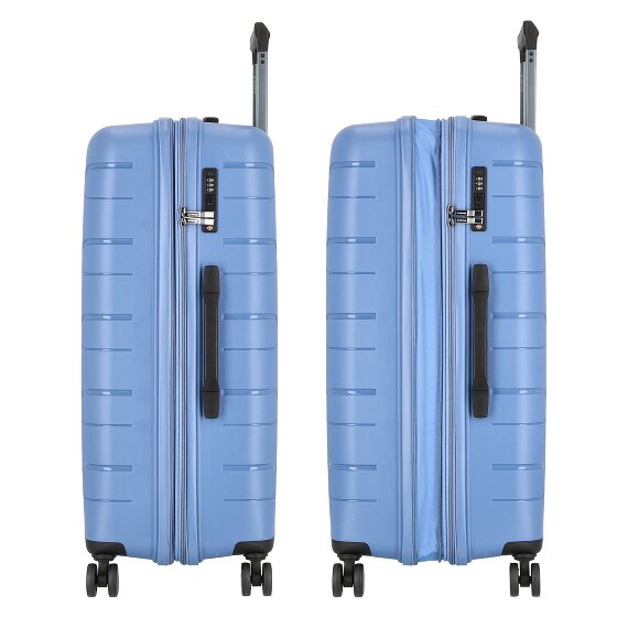 Polestream Strz by Asteroid 4 Rollen Trolley L 74 cm mit Dehnfalte