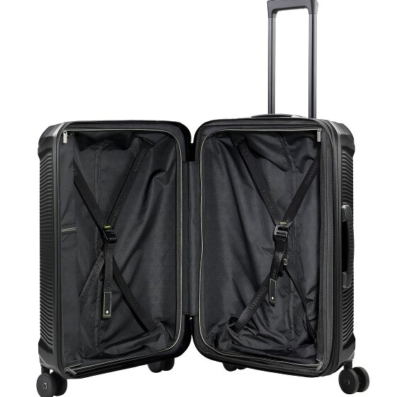 Travelite Millennium 4 Rollen Trolley 67 cm mit Dehnfalte