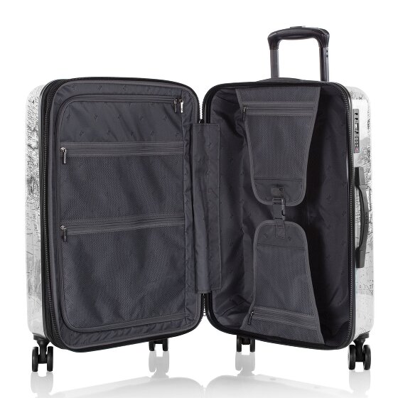 Heys Black Camo 4 Rollen Kofferset 3-teilig mit Dehnfalte