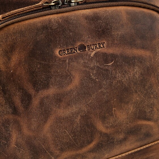 Greenburry Vintage Business-Rucksack Leder 36.5 cm Laptopfach