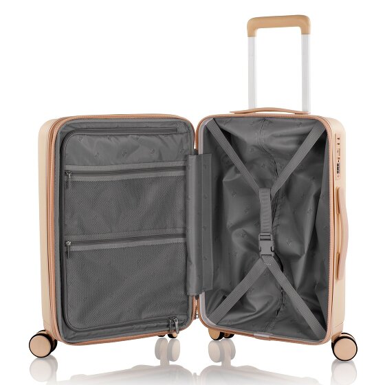 Heys Pastel 4 Rollen Kabinentrolley S 53 cm mit Dehnfalte