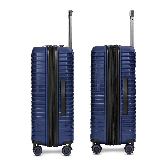 Stratic Shine 4 Rollen Trolley 65 cm mit Dehnfalte