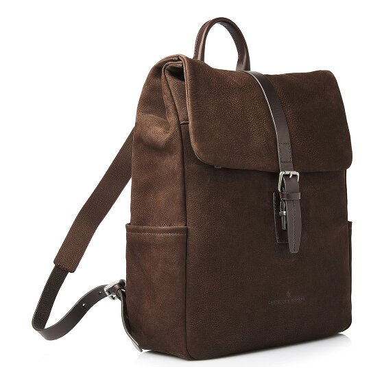 Castelijn & Beerens Veneto Daypack RFID Schutz Leder 40 cm Laptopfach