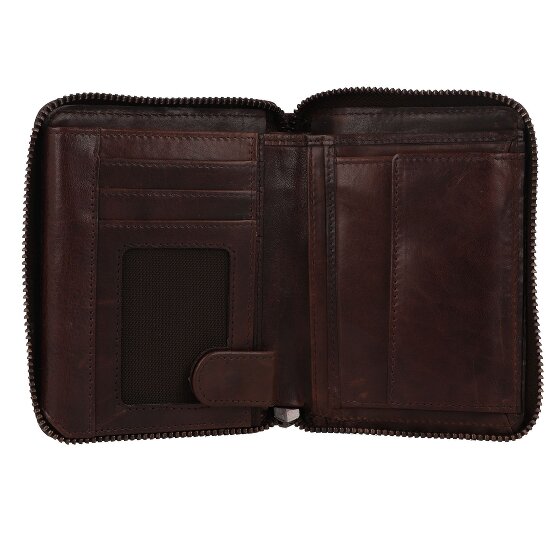 Greenburry Newport Geldbörse RFID Schutz Leder 13 cm