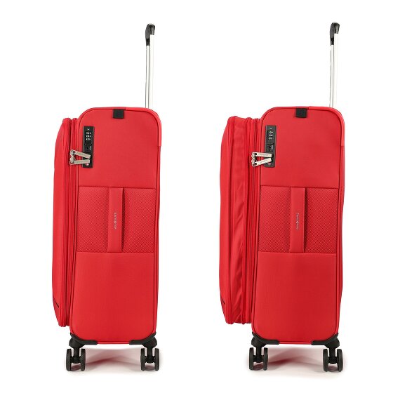 Samsonite Base Breeze 4 Rollen Trolley 67 cm mit Dehnfalte