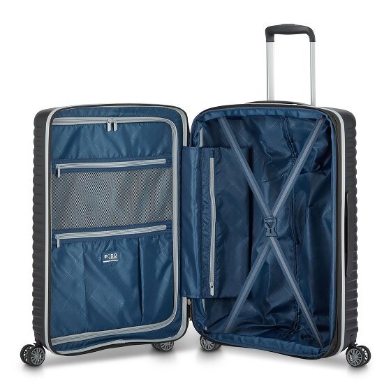 MODO by Roncato Vega 4 Rollen Trolley 68 cm mit Dehnfalte