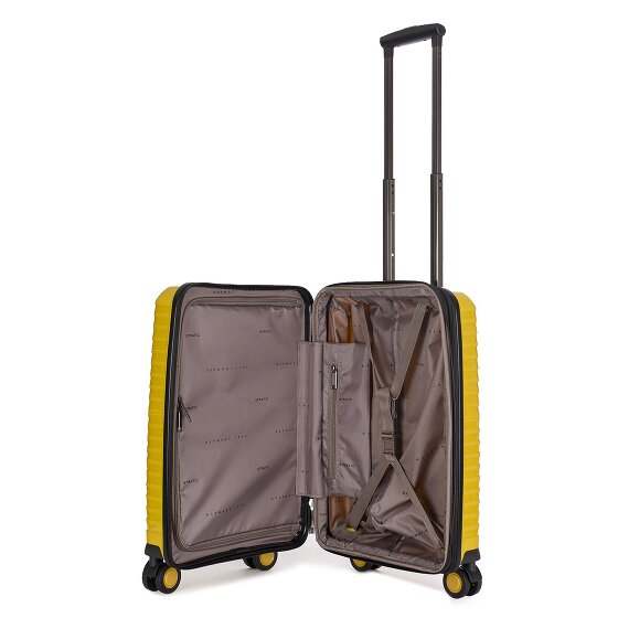 Stratic Bright+ 4 Rollen Kabinentrolley S 55 cm mit Dehnfalte