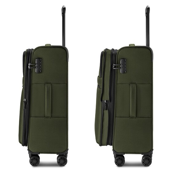 bugatti Valencia Soft 4 Rollen Trolley M 65 cm mit Dehnfalte