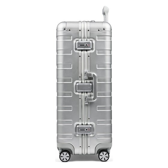 Redolz Pro Aluminium 4-Rollen Trolley L Aluminium 77 cm