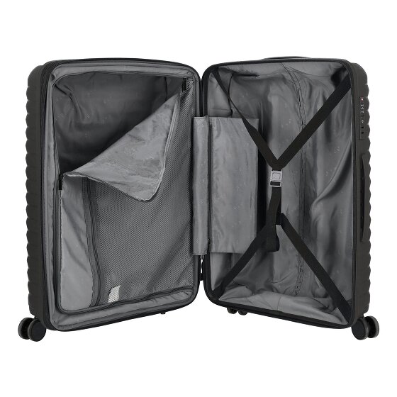 d&n Travel Line 4500 4 Rollen Kofferset 3-teilig mit Dehnfalte