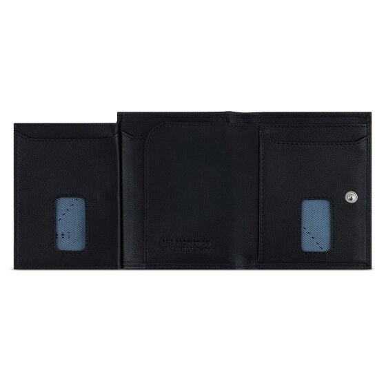 bugatti Secure Slim Geldbörse RFID Schutz Leder 8 cm