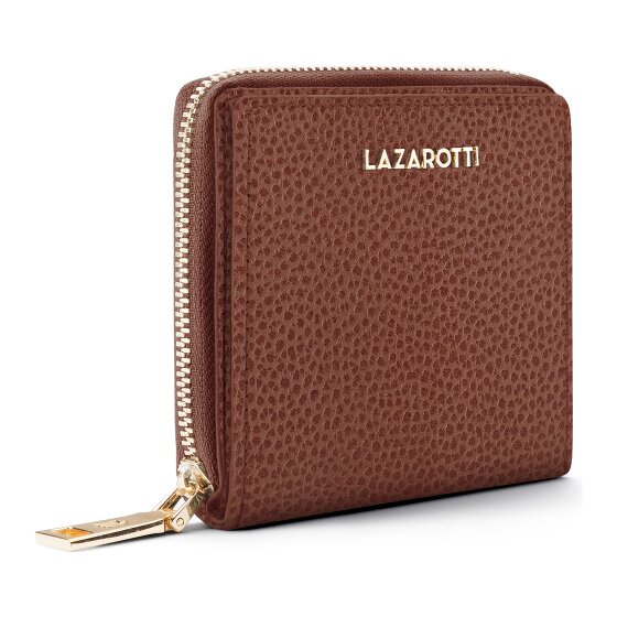 Lazarotti Bologna Leather Medium Zip-Around Geldbörse Leder 10 cm