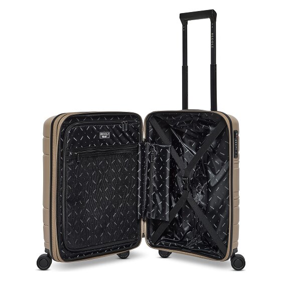 Redolz Essentials 11 4 Rollen Kabinentrolley 55 cm mit Dehnfalte