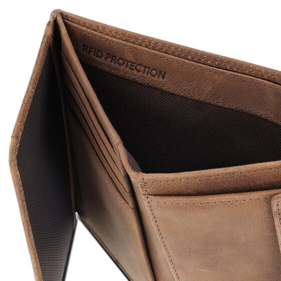 Redolz Leather Essentials HF Geldbörse RFID Leder 9,5 cm