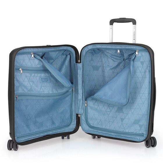 Gabol Queens 4 Rollen Kabinentrolley S 54 cm mit Dehnfalte