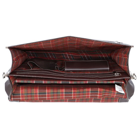 Alassio Monaco Aktentasche Leder 38 cm Laptopfach