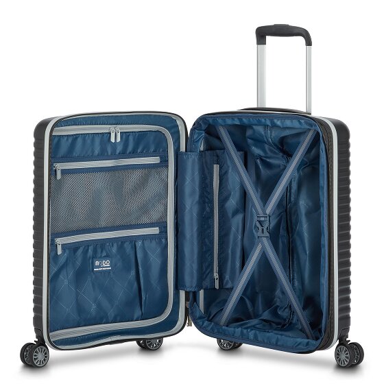 MODO by Roncato Vega 4 Rollen Kabinentrolley 55 cm mit Dehnfalte