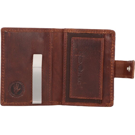 Greenburry Vintage Geldbörse RFID Schutz Leder 7 cm