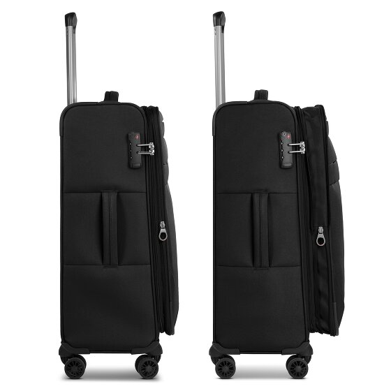 Worldpack Chicago 4 Rollen Trolley M 67 cm mit Dehnfalte