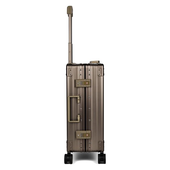 Aleon Traveler International 4-Rollen Kabinentrolley Aluminium 55 cm