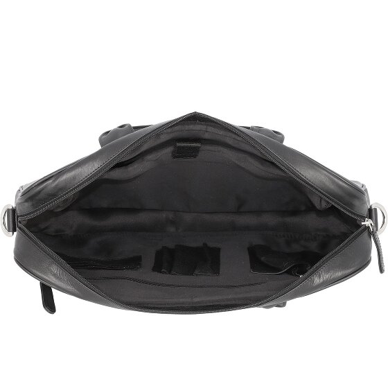 Dermata Aktentasche Leder 39 cm Laptopfach