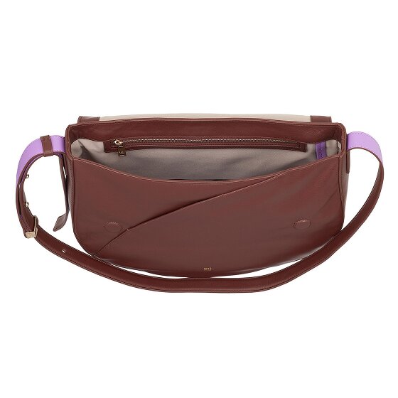 DuDu Formentera Schultertasche Leder 34 cm