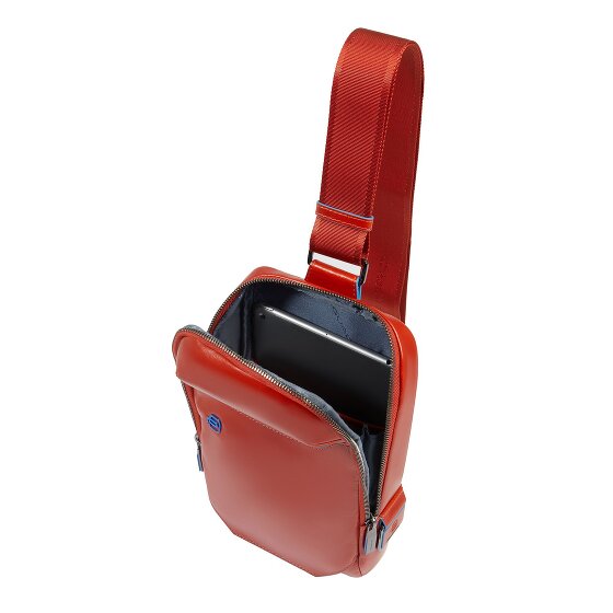 Piquadro Blue Square Umhängetasche Leder 28 cm